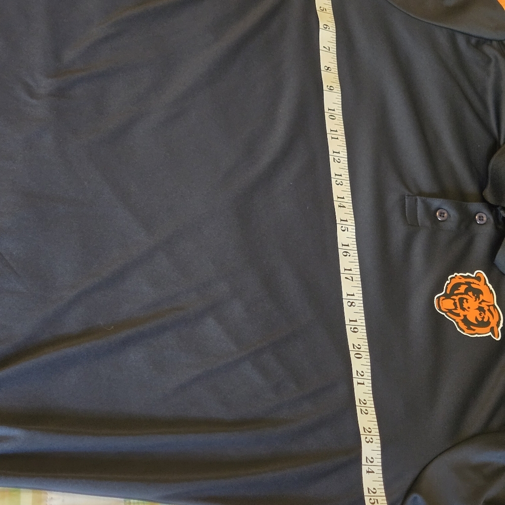 Chicago Bears Men's Fanatics Dark  Blue Polo Shirt Performance Athletic Wear XXL - Picture 9 of 10